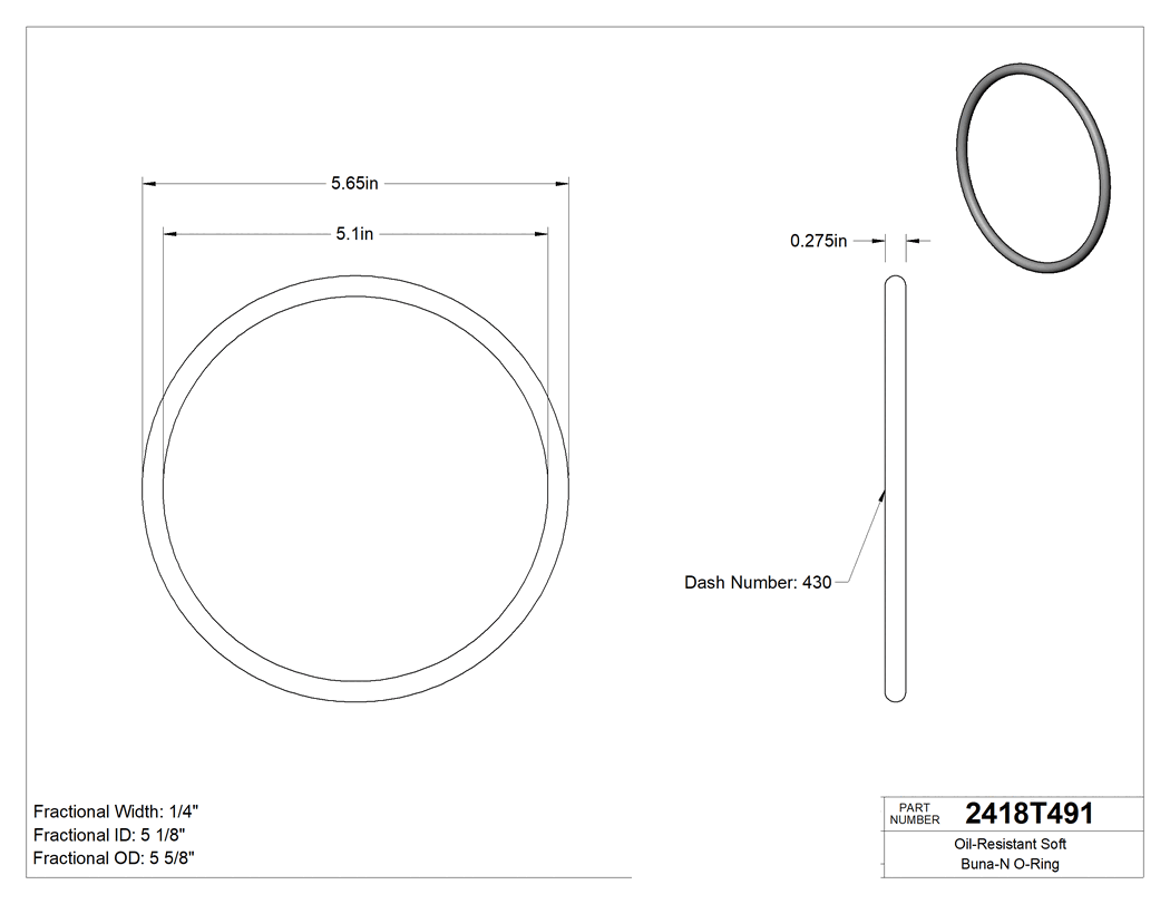 Technical drawing - 2418T491